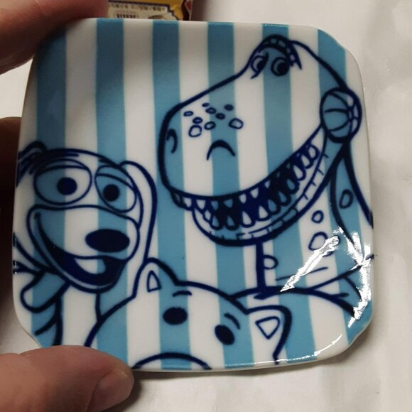 Toy Story Glass Bowl & Ceramic Plate Lot Japan Kuji Prize RARE Disney Halloween - Picture 7 of 10